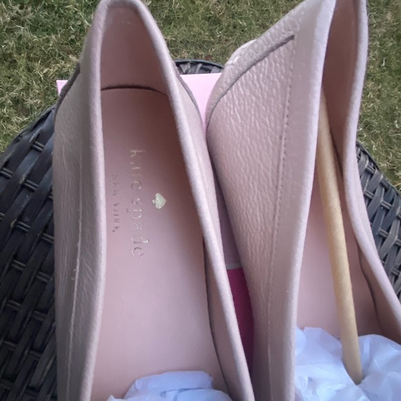 NWT/NIB Kate Spade New York Women's Cheshire Loafer Shoes PALE VELLUM Pink (9) - Picture 9 of 11
